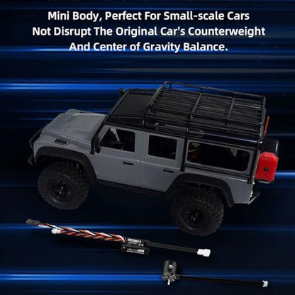 FTVOGUE RC Motor ESC Combo 50A Brushless Power Kit for 1/24 1/18 1/16 1/12 Crawler Cars with WiFi Link Adapter Design Programmable Parameters 3A BEC Output