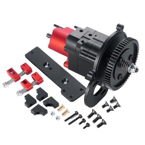 RC Crawler 2-Speed Metal Gearbox with Dig Function 1/10 Scale Compatible with Axial SCX10