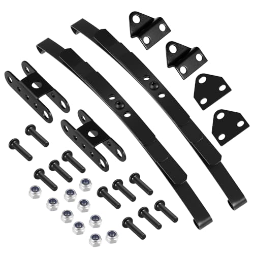 MOHERO Steel Leaf Springs Set HighLift Chassis Leaf Spring Suspension Set for 1/10 RC D90 Crawler Car Upgrade Parts