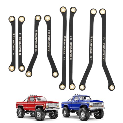 High Clearance Links Set for TRX4M High Trail K10 F150, Stainless Steel Links Set, 44g/Set - size: for K10 F150