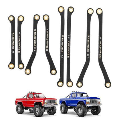 High Clearance Links Set for TRX4M High Trail K10 F150, Stainless Steel Links Set, 44g/Set - size: for K10 F150