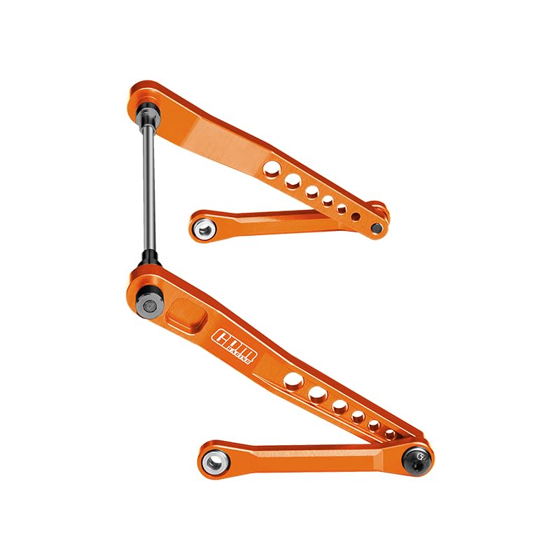 GPM 7075-T6 Alloy Rear Sway Bar Set for Products 1/10 H10 Optic Kit-Vps09027 (Orange) - color: Orange