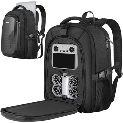 Neo 2 Case, for DJI RC 2, RC-N3 / RC-N2 Controller, Drone Backpack | Fits 15.6'' Laptop, Expandable, 30L Waterproof Drone Backpack, Hard Carrying Case for DJI Fly More Combo, Travel Backpack