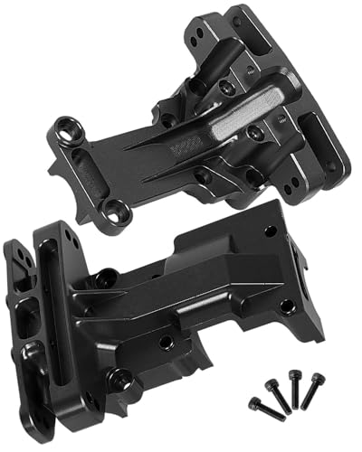 Gearbox Upgrades Parts Front Rear Wave Box Gearbox Upper Shell Cover for 1/5 X-MAXX 8S,1/6 4WD XRT 8S Monster Truck RC Car,Black - color: Black(for1/5 X-maxx )