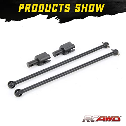 RCAWD for 1/5 ARRMA Kraton & Outcast 8S Driveshaft, 182mm Dogbone (6mm Bold)& Diff Outdrive &4mm Pin Upgrades, Hopups Parts for#ARA310926#ARA31091 Black