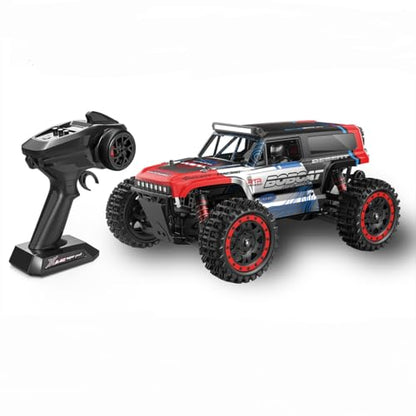 S912PRO 1/16 Scale RC Drift Car Model for Adults, 2.4G 4WD Brushless Full-Proportional Remote Control High-Speed Drifting Car(Red) - color: Red