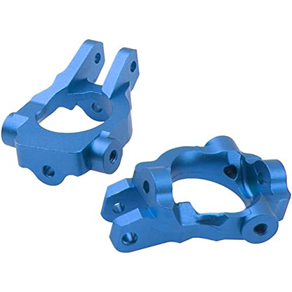 ShareGoo Metal Front Steering Knuckles & Base C-Hubs Caster Blocks & Rear Stub Axle Carriers Compatible with 1/10 Losi Tenacity TT Pro 4WD SCT DB Pro Lasernut U4 RC Truck (Blue)