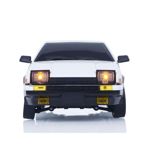 1/18 LDRC LD1801 RC Drift Car Rwd Racing Vehicles Flip Light Gyroscope Motor Servo ESC Light System - color: White