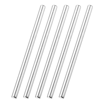 MECCANIXITY 60 Pack Dowel Pin Wheel, 2x20mm Steel Hex Wheel Hub Nut Pin Replacement for DIY RC Car Truck Boat Helicopter Model Part, Silver - size: 2x20mm