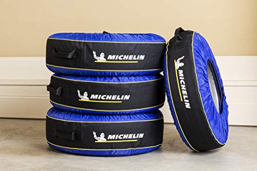 Kurgo Michelin 80 Tire Covers & Tire Bags - All-Season Protection - Seasonal Organizer - Vehicle Tire Cover - Heavy-Duty Construction - Universal Fit for 22"–31"