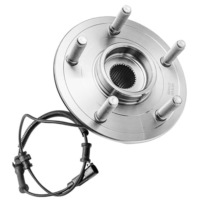 Detroit Axle - 4WD Front CV Axle Kit 2012-2018 Ram 1500 | 2013 2014 2015 2016 2017 CV Axle Wheel Bearing Hub Assembly Replacement - size: 2WX34496/Pair