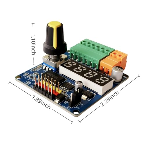 RC Servo Tester 6-Channel Servo Controller Board–PWM Speed/Angle Adjustable, 90/180/270 Degree 3 Modes (Lock/Cycle/Auto-Zero), for RC Models/Robotic Arms/Servo Testing MG995/SG90