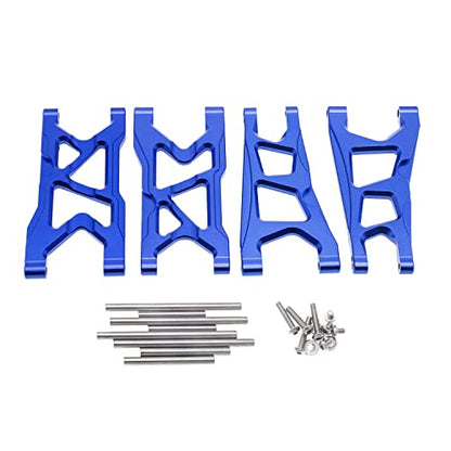Aluminum Front & Rear Suspension Arms Set for Arrma 1/10 Granite 4X4, Senton RC Car Upgrade Parts-Replacement of AR330443 AR330516