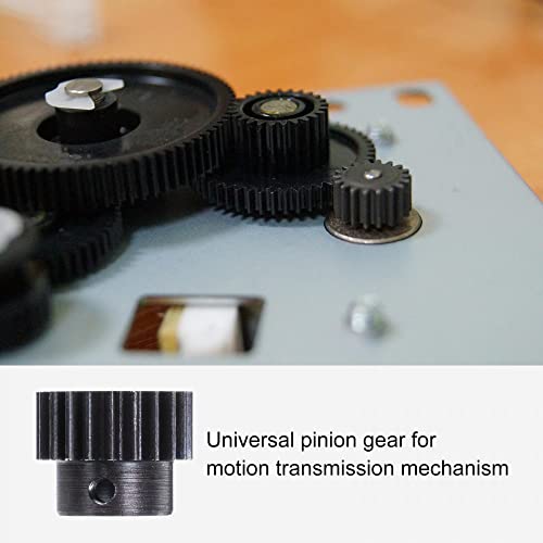 uxcell 1Mod 21T Pinion Gear 8mm Bore Hardened Steel Motor Rack Spur Gear with Step for RC Car Truck Buggy Gear Drive, 2 Set