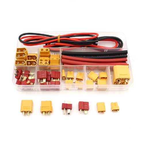 Sparkhobby Connector DIY Box （XT30 / XT60 /XT90 / T-Plug/Silicone Wire ） Male Female Kits for RC FPV Drones Car Lipo Battery Accessory