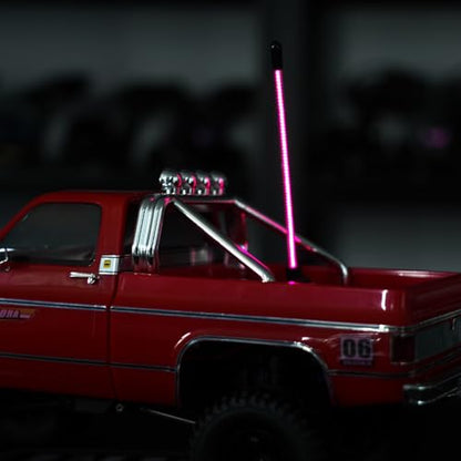 INJORA LED Whip Light Bottom Fixed for 1/18 1/24 RC (Pinkish Purple) - color: Pinkish Purple