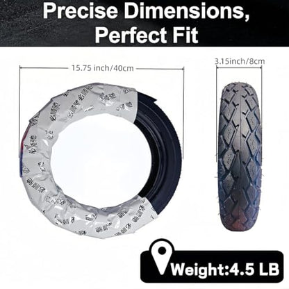 10 Inch Electric Scooter Tire, 3.00-10 8PR Steel Wire Tubeless Tire, 8pr 10in Off-Road Non-Slip Wear-Resistant Thick Rubber for Motorcycle, Scooter, E-Bike, Mopeds Tires with 10 Inches Rims, 2PC - size: 3.00-10 Steel Wire Tubeless Tire