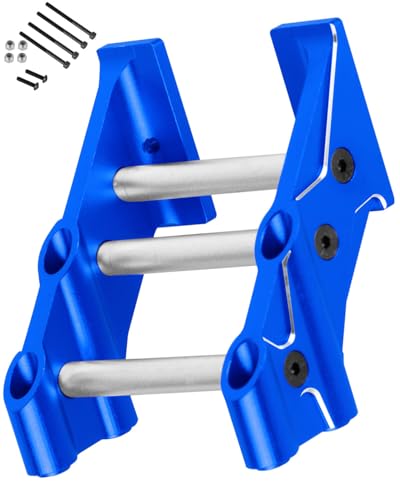 RC Wing Mount Upgrades Part for 1/10 Kraton Outcast 4X4 4S V2 BLX,Alloy Rear Wing Mount Hops Up,Replace ARA320631,Navy Blue - color: Navy Blue(parts)