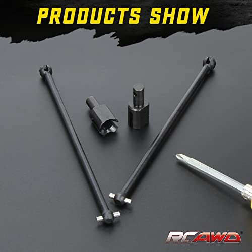 RCAWD for 1/5 ARRMA Kraton & Outcast 8S Driveshaft, 182mm Dogbone (6mm Bold)& Diff Outdrive &4mm Pin Upgrades, Hopups Parts for#ARA310926#ARA31091 Black