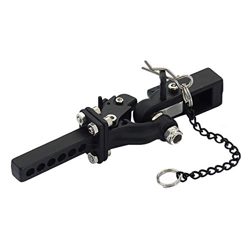 Metal RC Trailer Hitch Chain Tow Hook Rope Shackles for RC 1/10 Crawler TRX4 Axial SCX10 90046 Wraith 90081 Tamiya D90 TF2 CC01 Truck RC Decor Parts