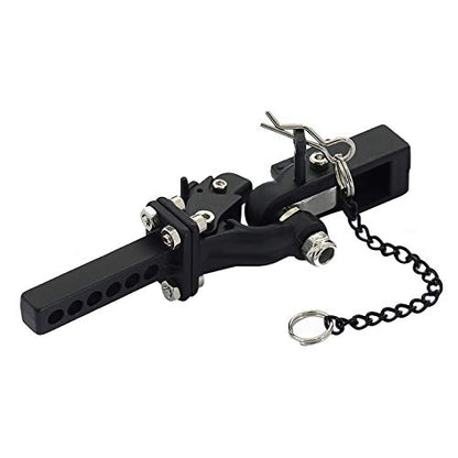Metal RC Trailer Hitch Chain Tow Hook Rope Shackles for RC 1/10 Crawler TRX4 Axial SCX10 90046 Wraith 90081 Tamiya D90 TF2 CC01 Truck RC Decor Parts