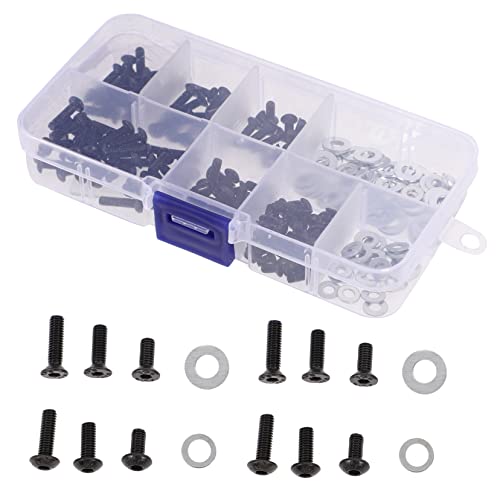 3sets Remote Screws Gaskets Repair Kit for Rc Crawlers Lightweight Fasteners Easy Installation for Models