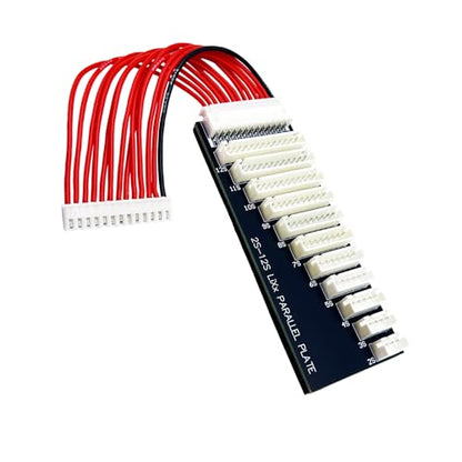 2S-12S Lipo Battery Balance Charger Extend Expansion Board XH Connector Battery Parallel Charging Plate Balance Board for RC Vehicles Lipo Battery iCharger X12