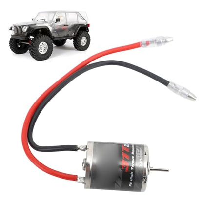 RC 370 Brushed Motor, 31T Speed High Torque Low Noise RC 370 Water Proof Universal Motor forAxialSCX24 1/18 1/24 Remote Control Car Upgrade