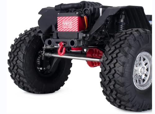 1/10 RC Servo Mount Bracket,LCG Frame Bumper Mounts,Steering,Winch Dual Servo Mounts for 1/10 RC Rigs Crawler Capra SCX10 II Axle Comp TGH Rails LCG Chassis Kit Upgrade Part (Black) - color: Black