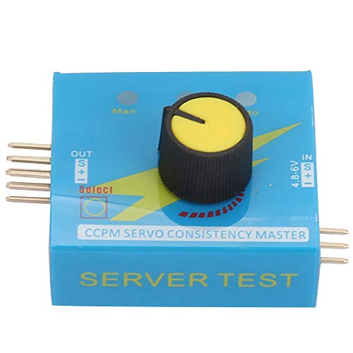 3 Channel Servo Tester, RC Servo Controller with Manual Auto Mode, for ESC Motor Testing Speed Tester, Dual Output 4.2-6.0V