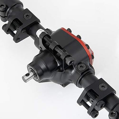Alloy Complete Front Axle and Rear Axle Upgrade Steel Gear for 1:10 Axial SCX10 II 90046/90047 SCX10 90027/90028 RC Jeep Rock Crawler