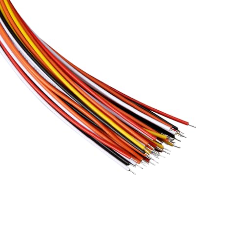 10Pairs JST-XH 2.54mm 5Pin Header Connector Kit with Male and Female Connectors Adapter 200mm 26AWG Flat Wire Cable Compatible with JST XH Plug Adapter (5P) - color: 5P