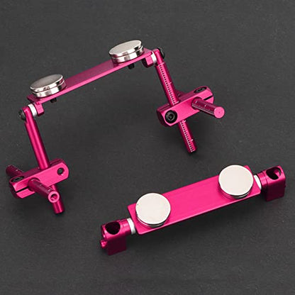Milltrip RC Magnetic Body Mounts,Magnetic Body Shell Mount,Aluminum Magnetic Body Shell Mount Kit, Body Post Mount for 1/10 RC Racing Car() - color: Pink