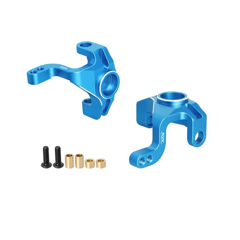 KYX Racing Aluminum Front Steering Knuckles Upgrades Parts Accessories for 1/10 RC Car Tamiya RC XV-02 PRO