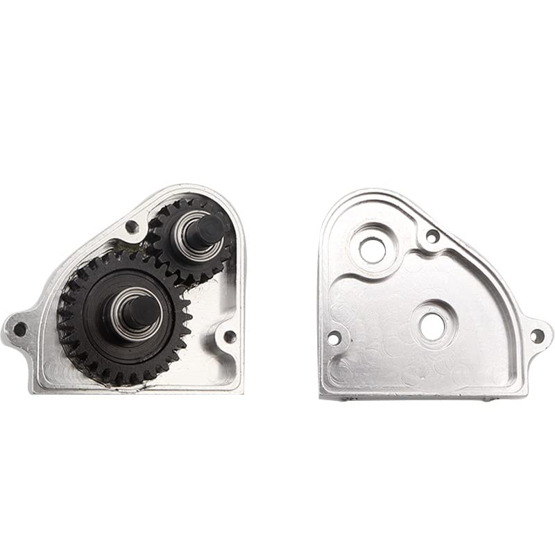 MN86 MN86S MN86K MN86KS MN G500 Metal Transmission Gearbox Transfer Case 1/12 RC Crawler Car Upgrade Parts(Silver) - color: Silver