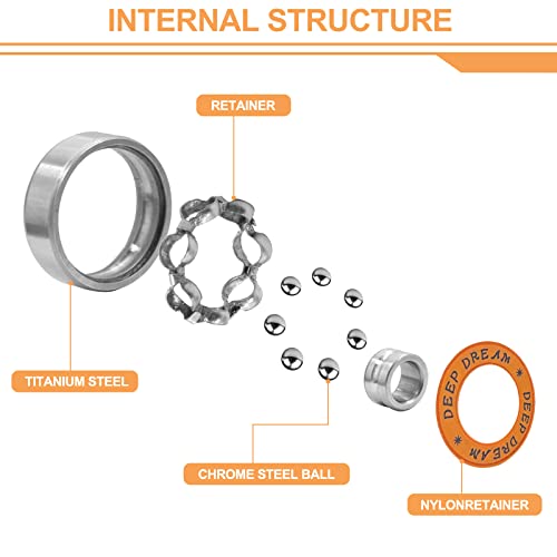 Premium 20Pcs 608rs Bearings Skateboard Bearings Chrome Steel Bearing Longboard Bearings (8x22x7mm) Double Rubber Sealed Deep Groove Bearing - size: 608-2rs-orange