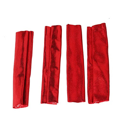 Universal Rc Car Spring Covers Red Abs Material Sturdy Protection Set of 4 for Rc Buggy Truck Easy to Assemble