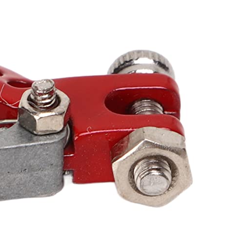 RC Winch Trailer Hook Set 2Pcs, Aluminum Alloy | Simulation Tow Hook | 1/10 Crawler Truck | SCX10 D90 Compatible| 18.5x11.5mm/0.7x0.5in(Red) - color: Red