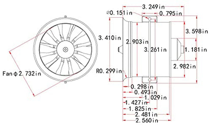 EDF 70mm pro CW 6S 2100KV 25.2V 12 Blades with 80A ESC, Electric Ducted Fan with Electronic Speed Controller, RC Jet Engine Brushless Motor, Remote Control Model Replacement Airplane Parts DIY - color: Edf 70pro Cw, size: 6S 2100KV+80A ESC