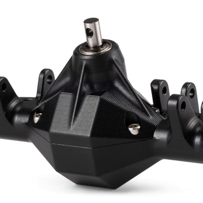 T3V1 Carbon Fiber LCG Chassis Kit RC Performance Carbon LCG Chassis Kit and Link Kit Capra Portal Axle ESC Battery Servo Plate (Black Axle Set) - color: Black Axle Set