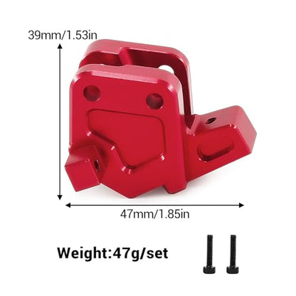 Wing Mount Bracket 7075 Aluminium Alloy for ARRMA Kraton 6S V6 Notorious 6S V6 Upgrades Parts (Red)