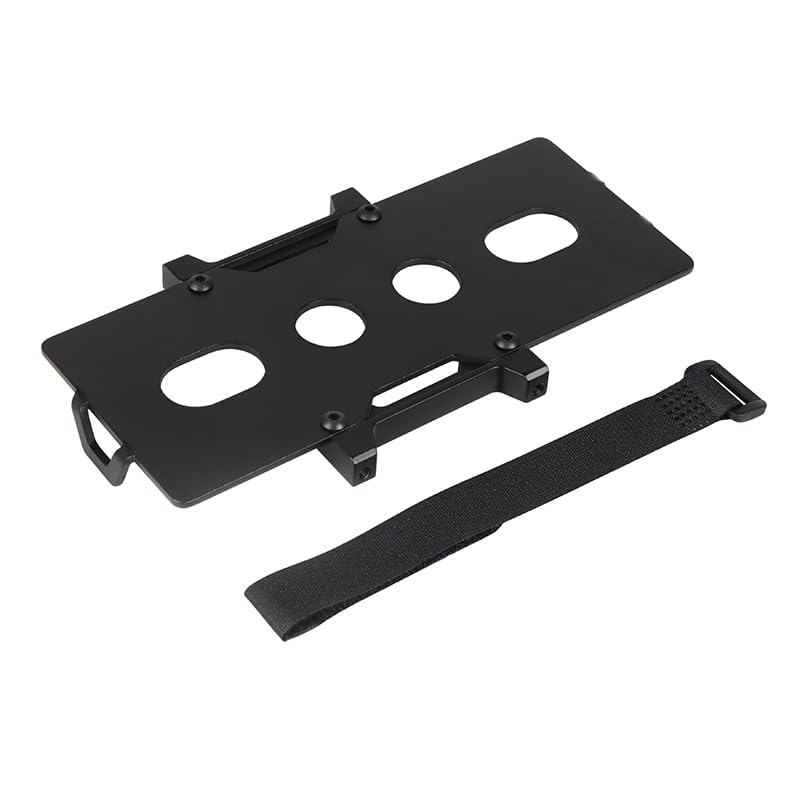 KYX Racing CNC Machined Aluminum Battery Tray Upgrades Parts Accessories for 1/10 RC Crawler Car Axial SCX10 PRO