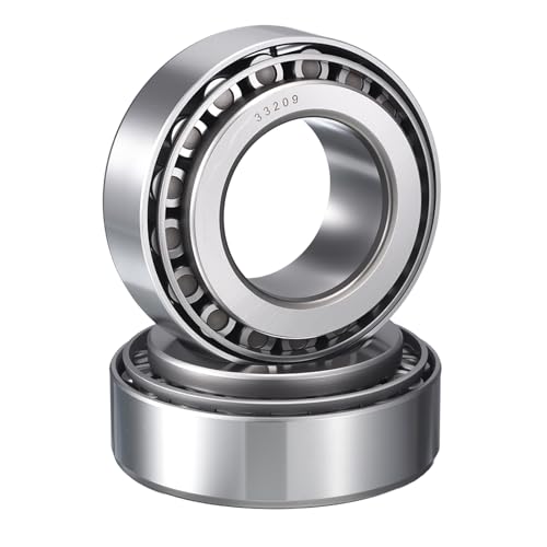 2 Pack 33209 Tapered Roller Bearing Cone and Cup Set | 45mm Bore 85mm OD 32mm Cup Width, Chrome Steel Taper Bearings Set, ABEC-3 - size: 33209
