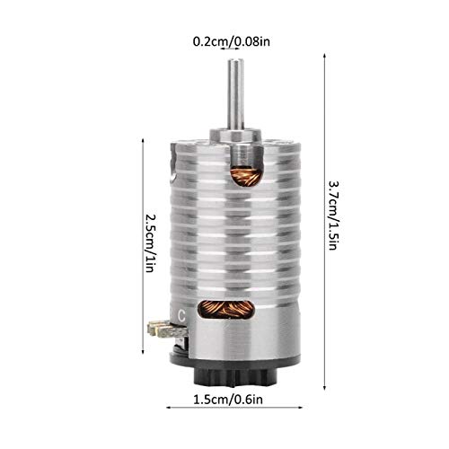 RC Motor, Rocket MINI-Z 7500KV 2Poles Brushless Motor for 1/24 1/28 RC Model Car