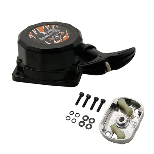 45CC Engine Super Easy Pull Start with Starter Dial Black for 1/5 Rovan Losi 5ive T RC CAR Parts - color: Black