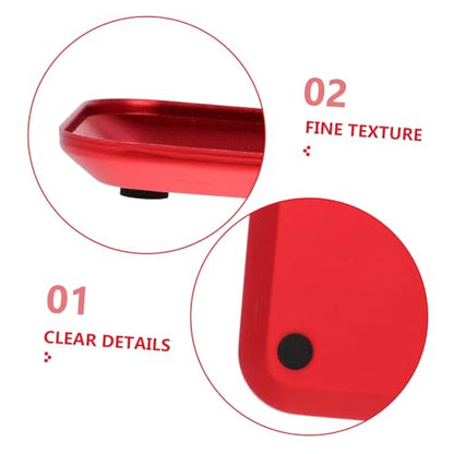 POPETPOP Aluminum Alloy Magnetic Screw Storage Tray for Rc Model Car Repair Lightweight Durable Organizer for Small Metal Parts for Crafts Garage Use Red