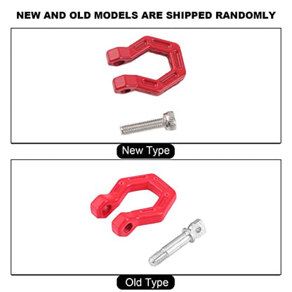 RC Trailer Buckle, Metal 4-Piece Set for Off-Road RC Crawler Lock Catch, Strong Tow Shackle for RC Enthusiasts