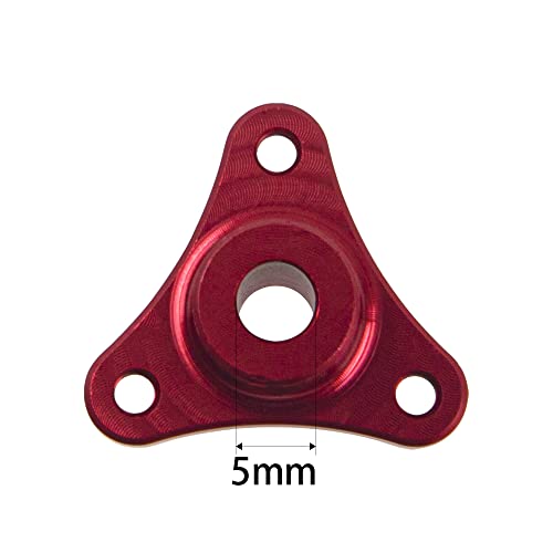 Aluminum Alloy Slipper Clutch Eliminator Compatible with Arrma 1/8 Kraton Senton Typhon Outcast 1/7 Felony Infraction RC Car Upgrade Parts (Red) - color: Red