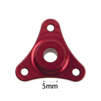 Aluminum Alloy Slipper Clutch Eliminator Compatible with Arrma 1/8 Kraton Senton Typhon Outcast 1/7 Felony Infraction RC Car Upgrade Parts (Red) - color: Red