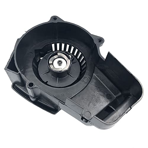 DEVMO Recoil Pull Starter Assembly Compatible with 47cc 49cc 2 Stroke Pit Bike ATV Quad Scooter Moped Black